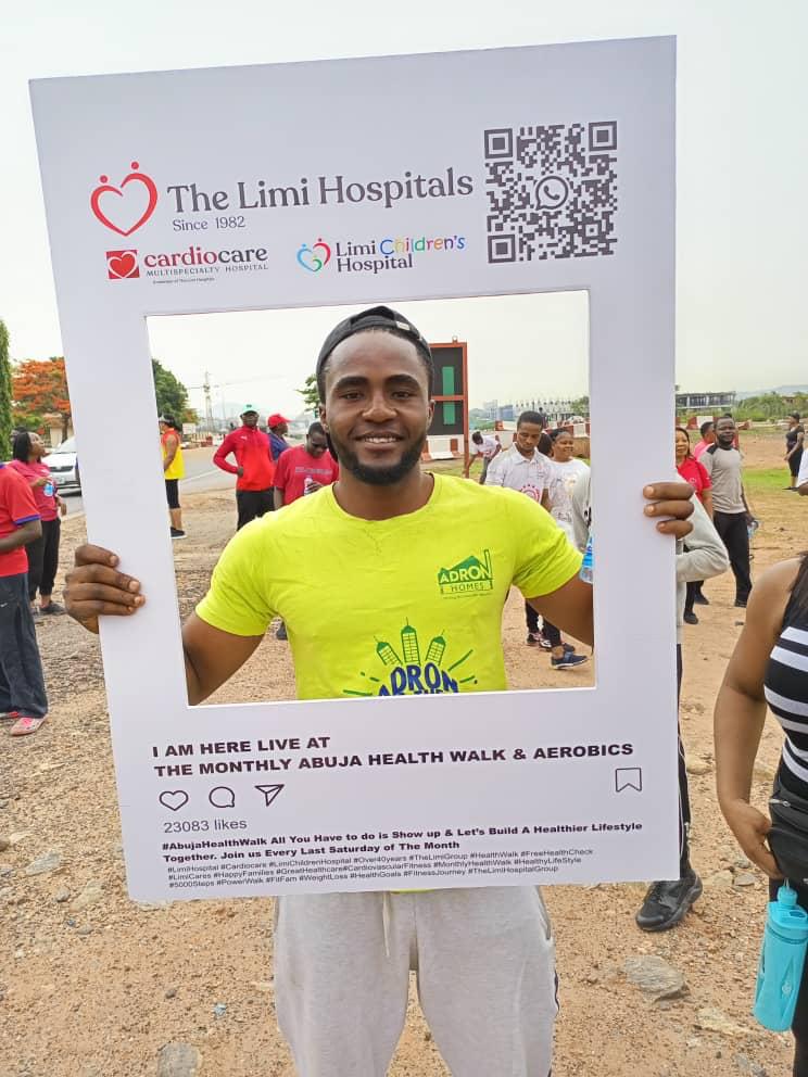 Abuja Health Walk participants