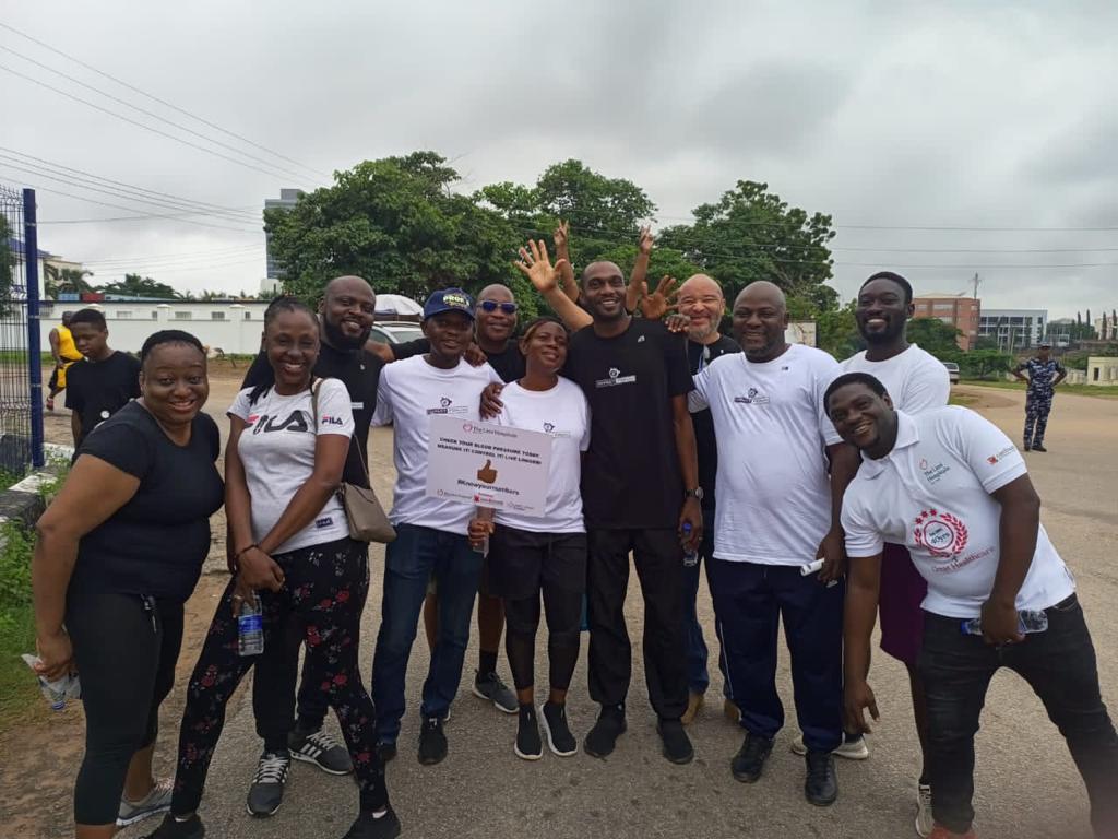 Abuja Health Walk and Aerobics participants